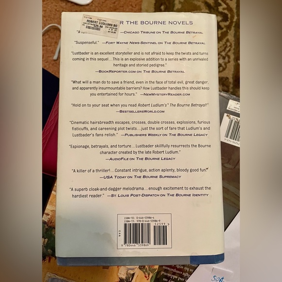 “The Bourne Sanction” Hardcover Book - Picture 6 of 6